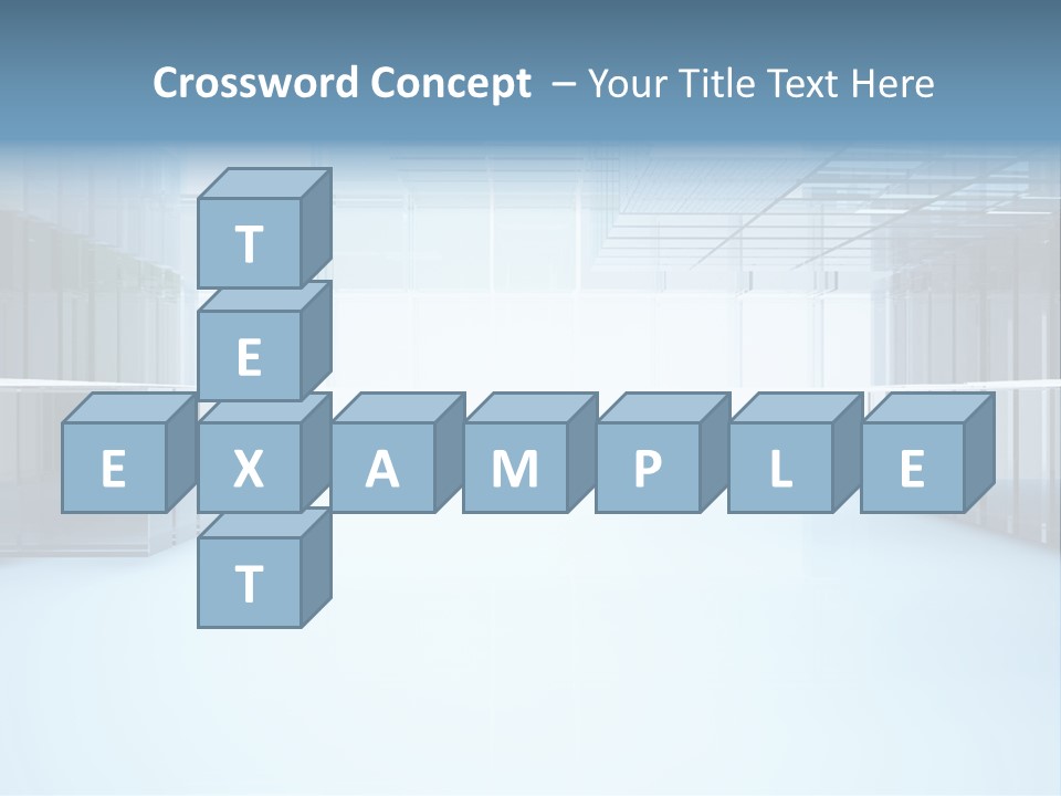 Futuristic Passage Inside PowerPoint Template