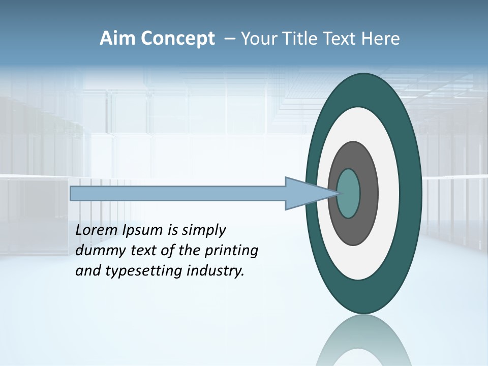 Futuristic Passage Inside PowerPoint Template