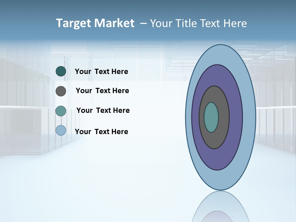 Futuristic Passage Inside PowerPoint Template