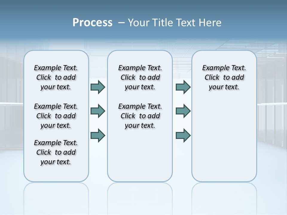 Futuristic Passage Inside PowerPoint Template