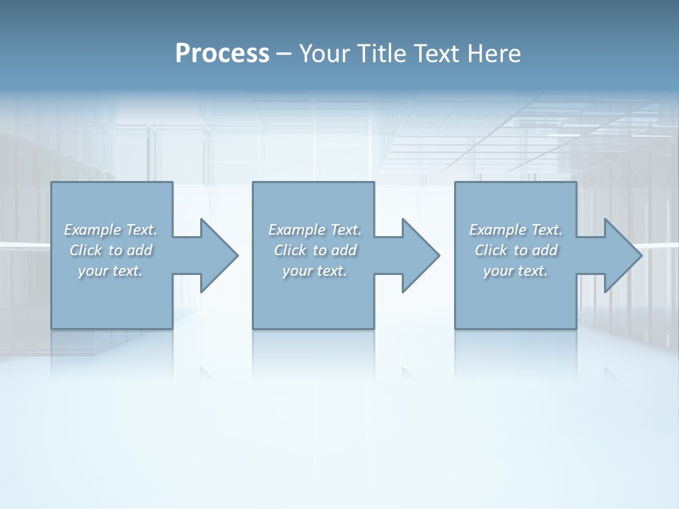 Futuristic Passage Inside PowerPoint Template