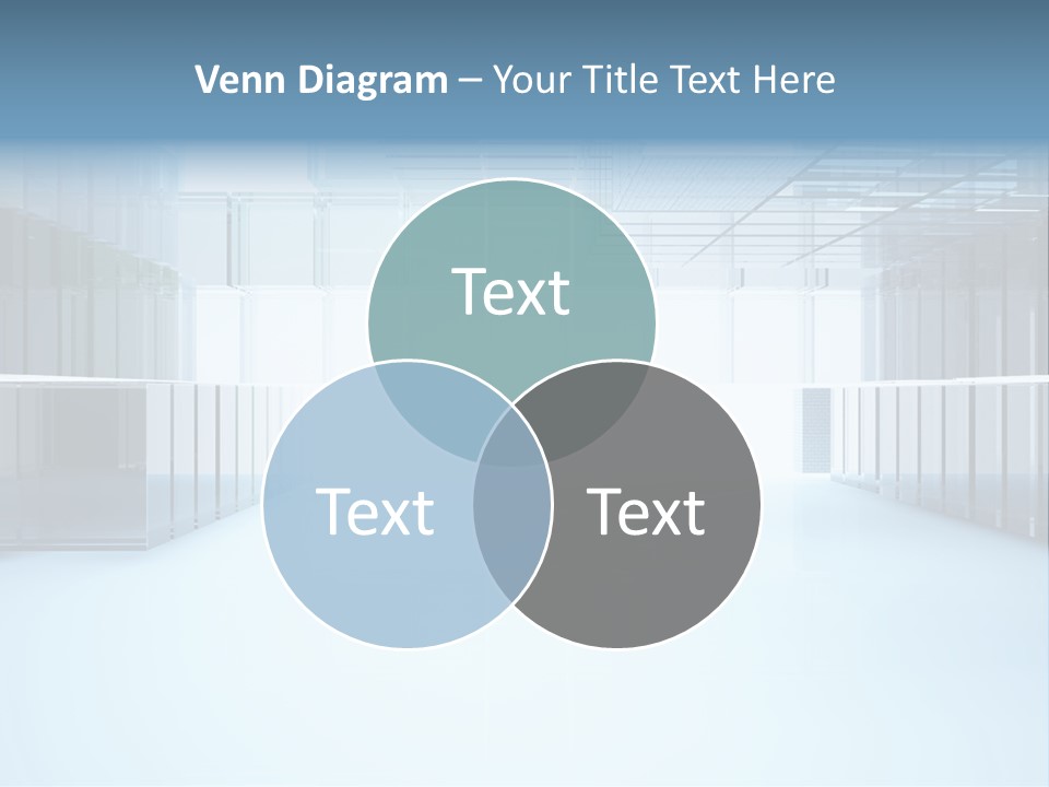Futuristic Passage Inside PowerPoint Template