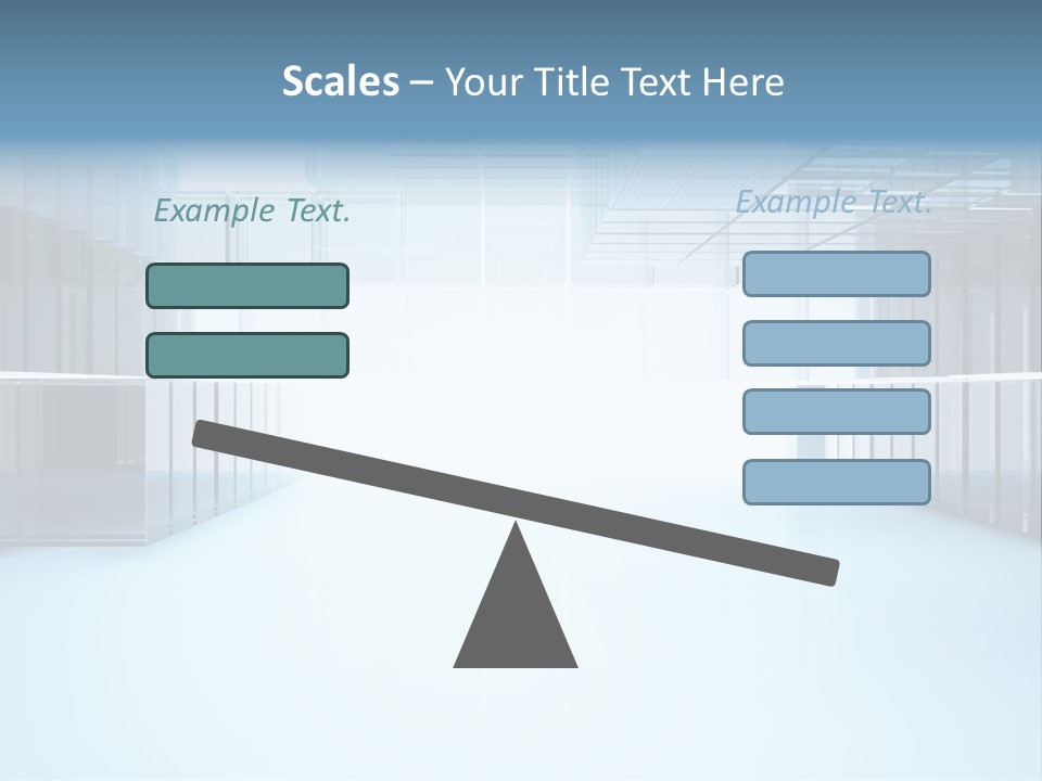 Futuristic Passage Inside PowerPoint Template