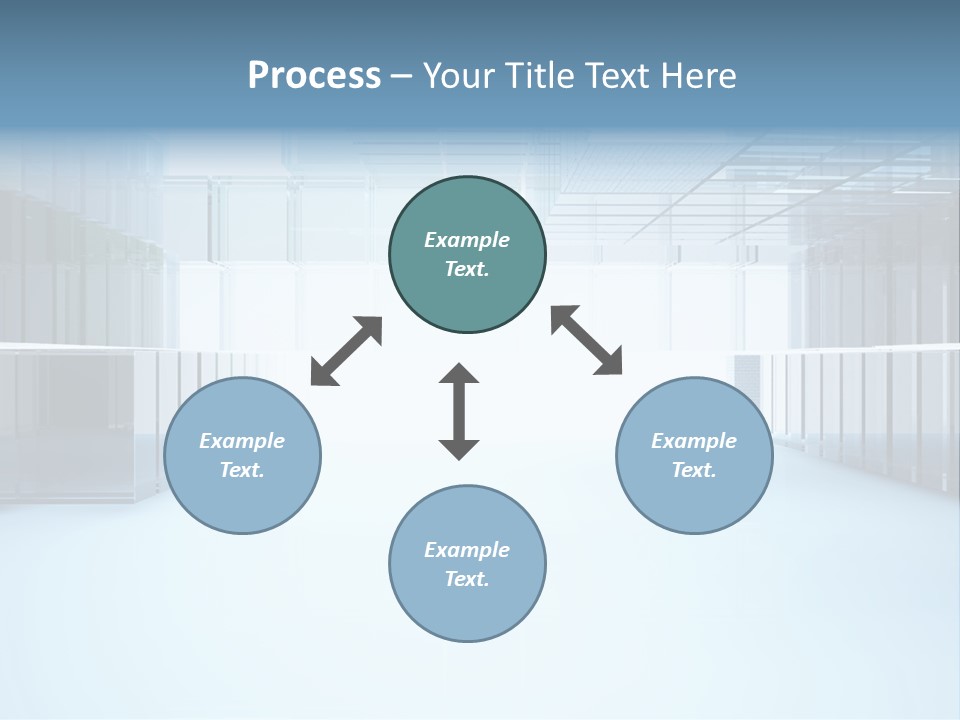 Futuristic Passage Inside PowerPoint Template