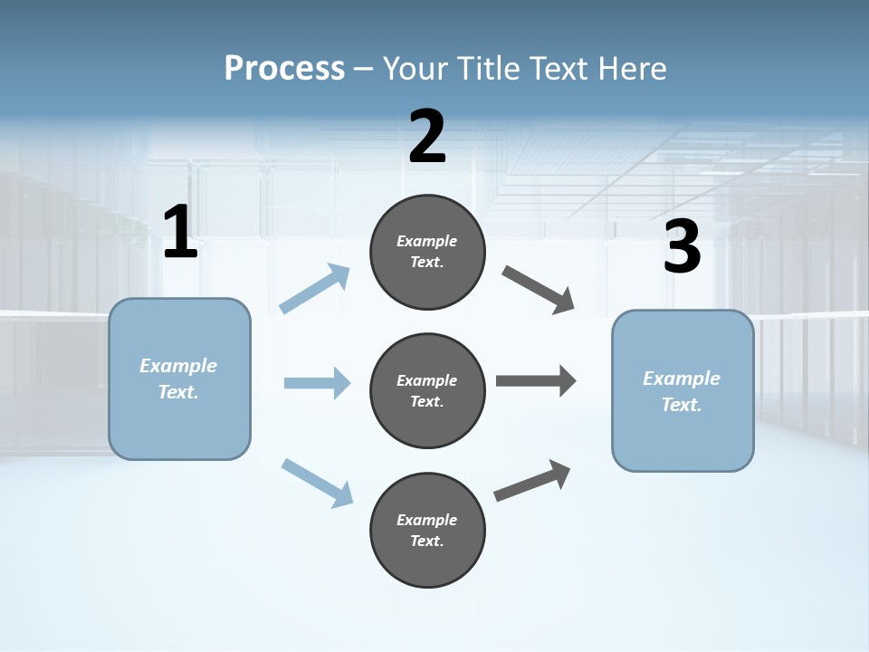 Futuristic Passage Inside PowerPoint Template
