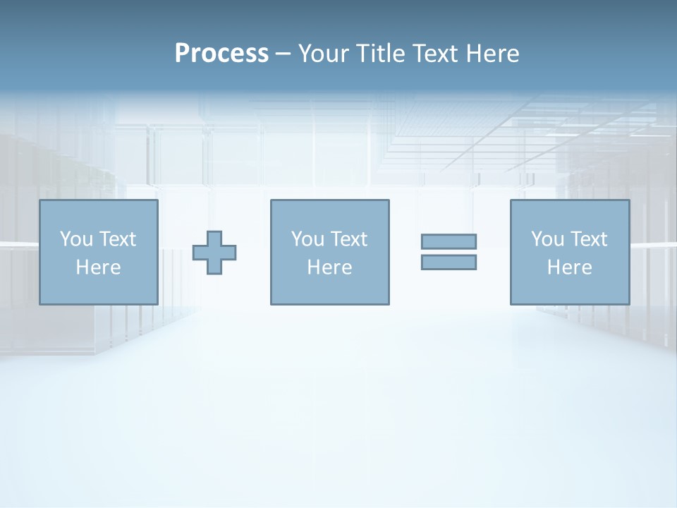 Futuristic Passage Inside PowerPoint Template