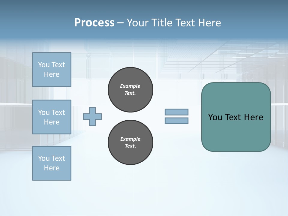 Futuristic Passage Inside PowerPoint Template