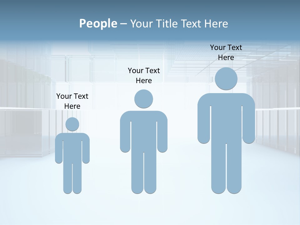 Futuristic Passage Inside PowerPoint Template