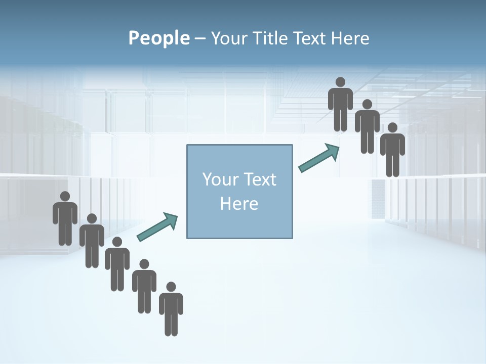 Futuristic Passage Inside PowerPoint Template