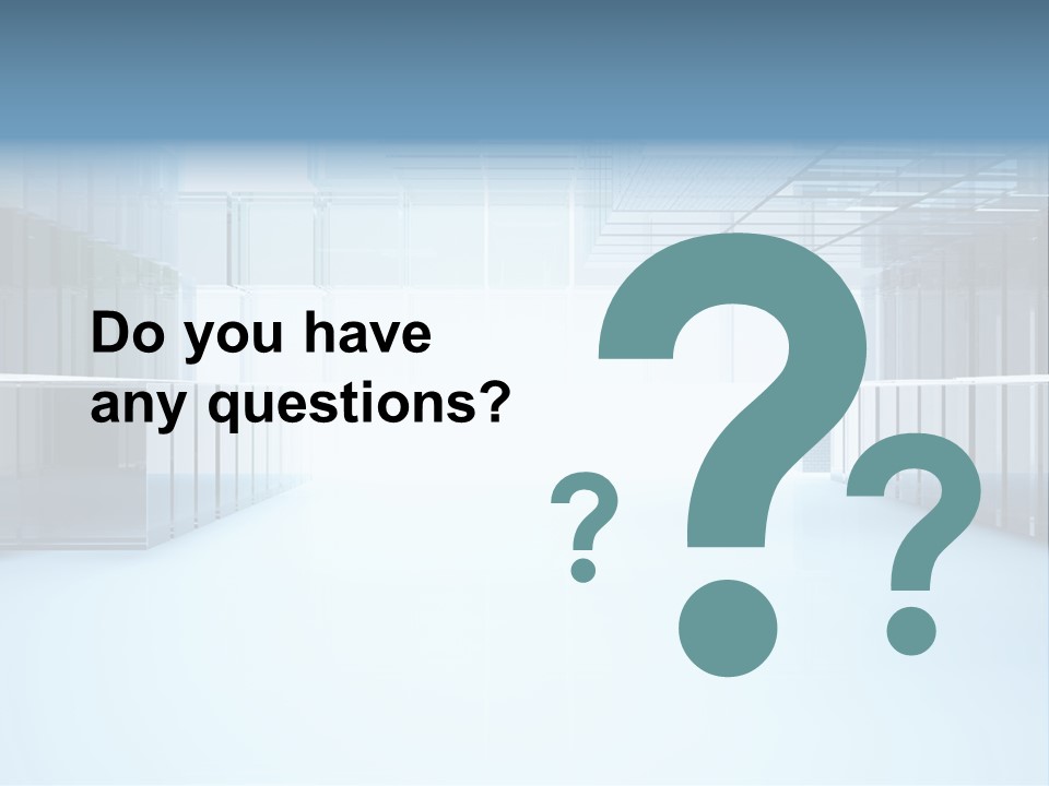 Futuristic Passage Inside PowerPoint Template