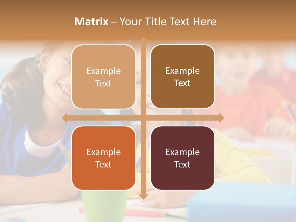 Positive Girl Junior PowerPoint Template