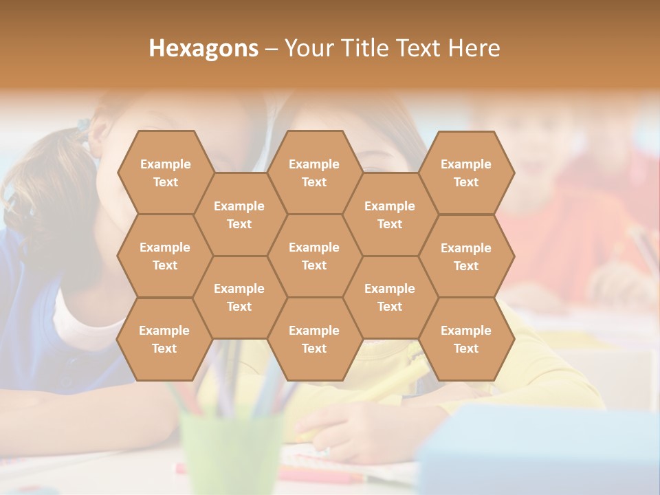 Positive Girl Junior PowerPoint Template