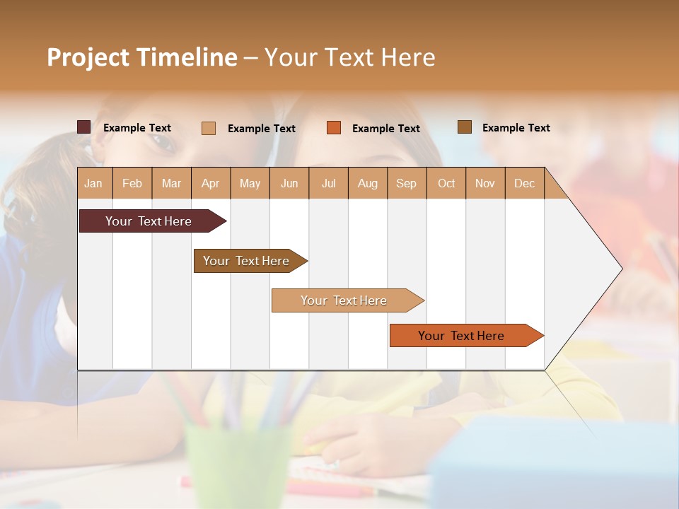 Positive Girl Junior PowerPoint Template