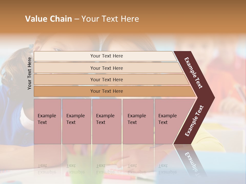 Positive Girl Junior PowerPoint Template