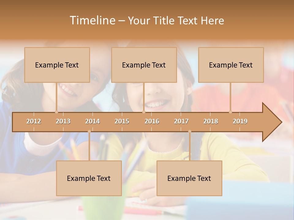 Positive Girl Junior PowerPoint Template