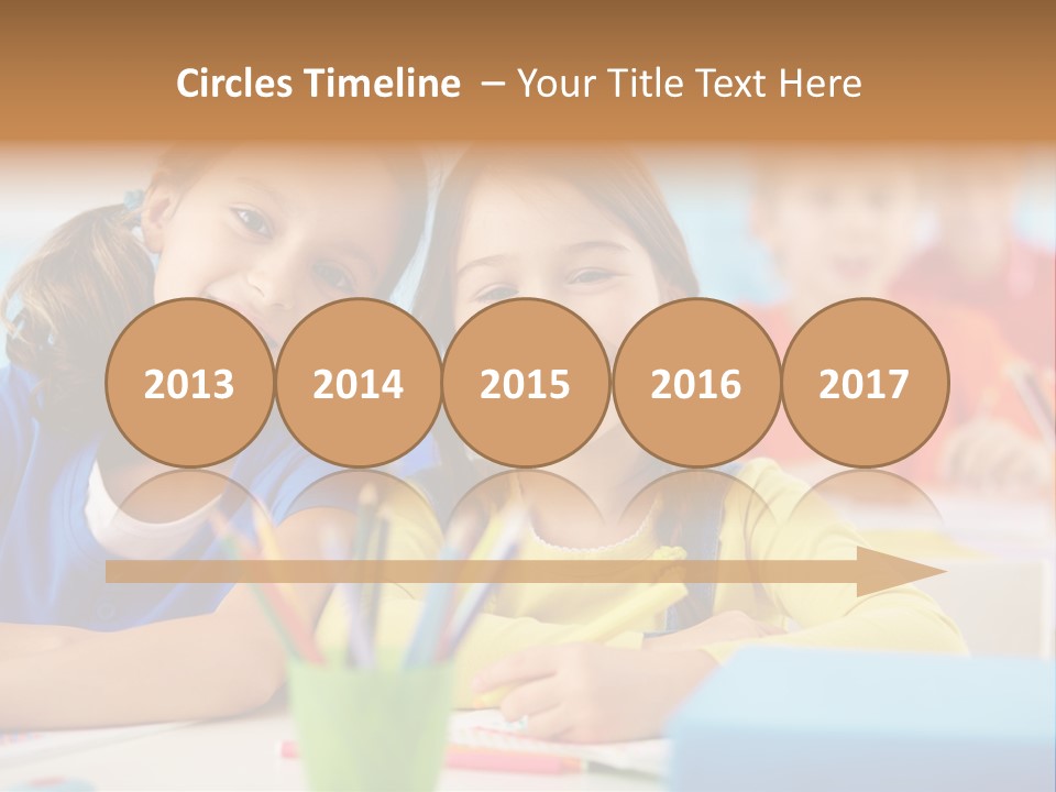 Positive Girl Junior PowerPoint Template