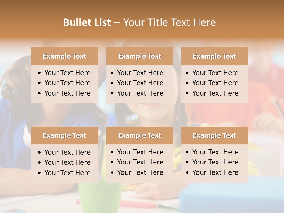 Positive Girl Junior PowerPoint Template