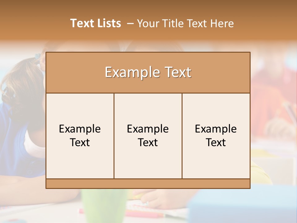 Positive Girl Junior PowerPoint Template