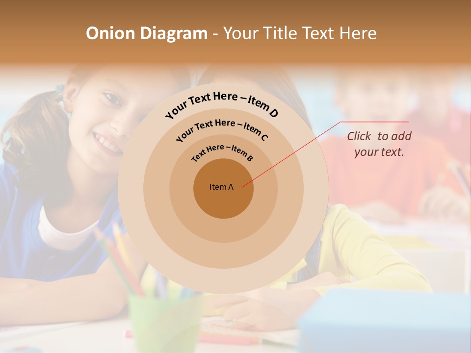 Positive Girl Junior PowerPoint Template