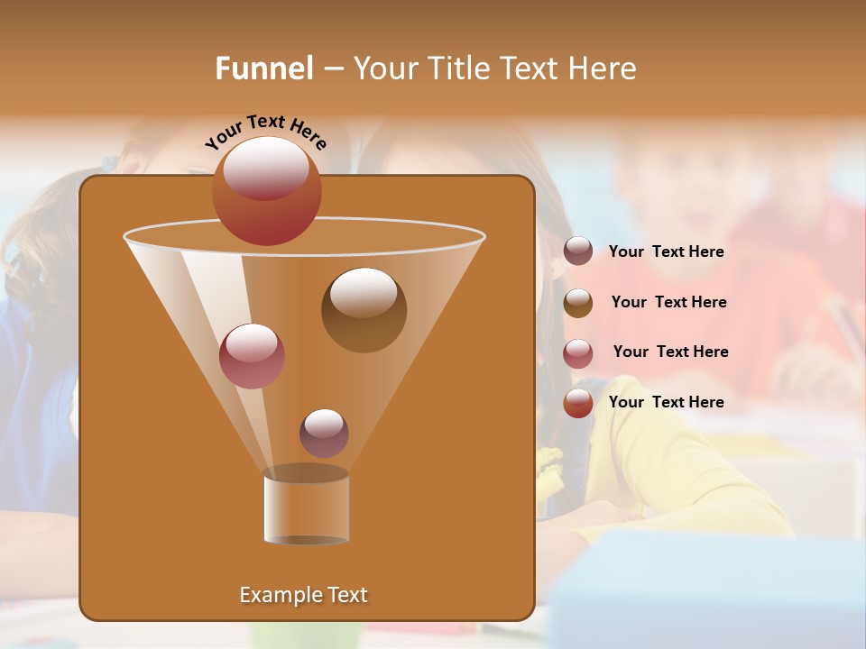 Positive Girl Junior PowerPoint Template