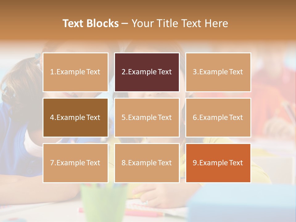 Positive Girl Junior PowerPoint Template