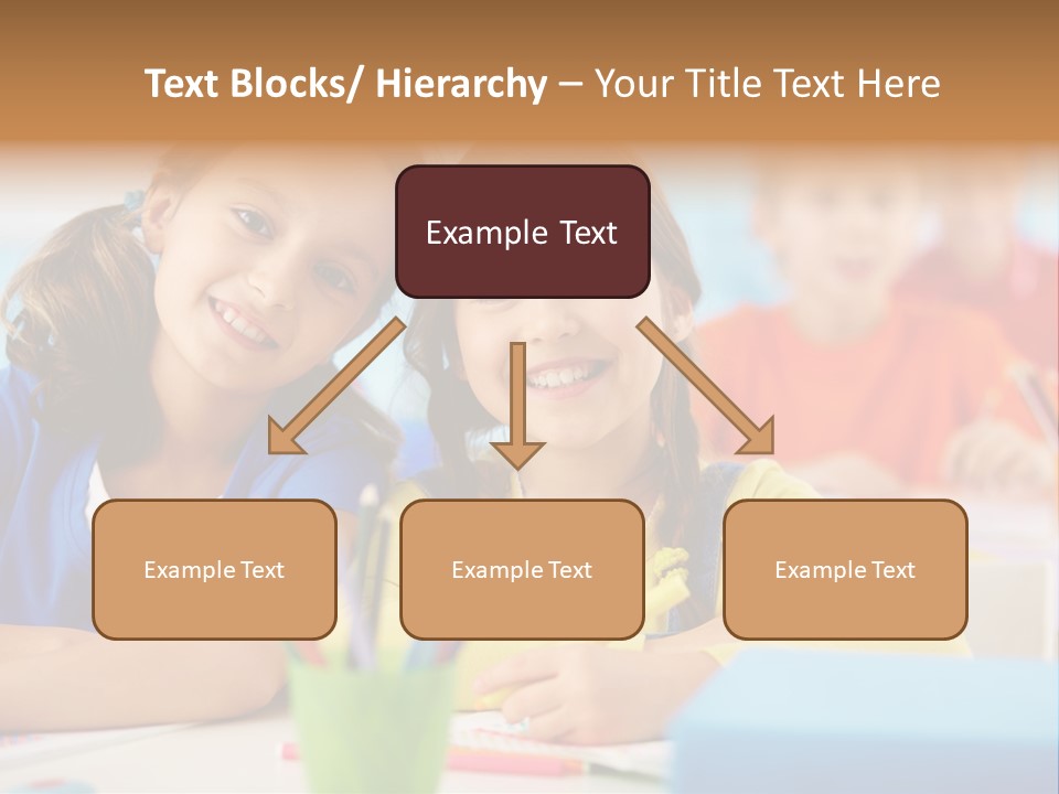 Positive Girl Junior PowerPoint Template