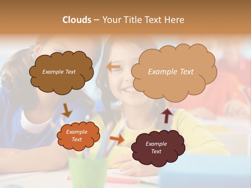 Positive Girl Junior PowerPoint Template