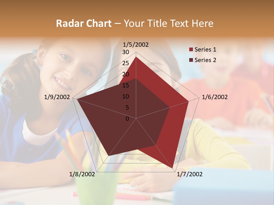 Positive Girl Junior PowerPoint Template