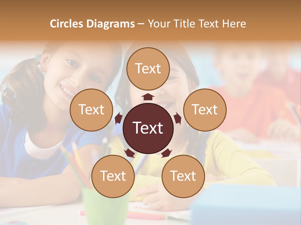 Positive Girl Junior PowerPoint Template