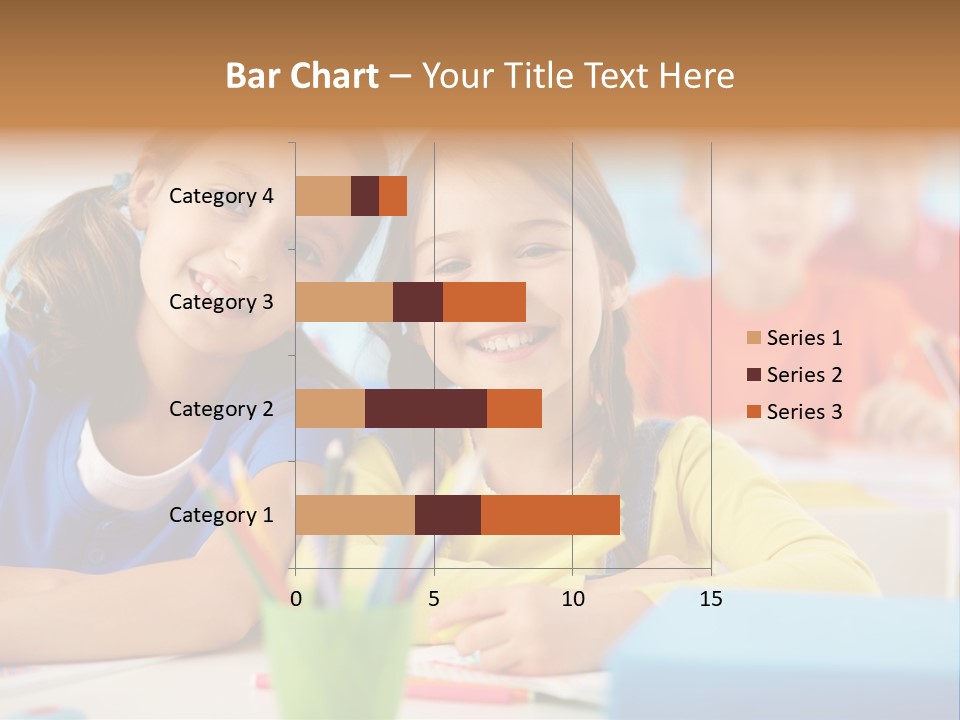 Positive Girl Junior PowerPoint Template