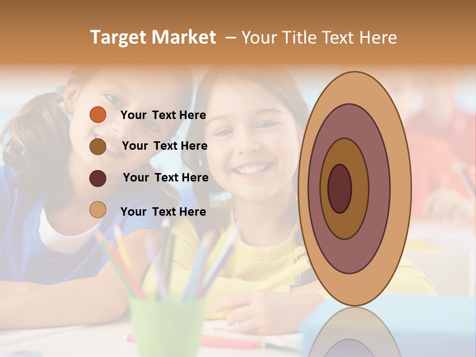 Positive Girl Junior PowerPoint Template