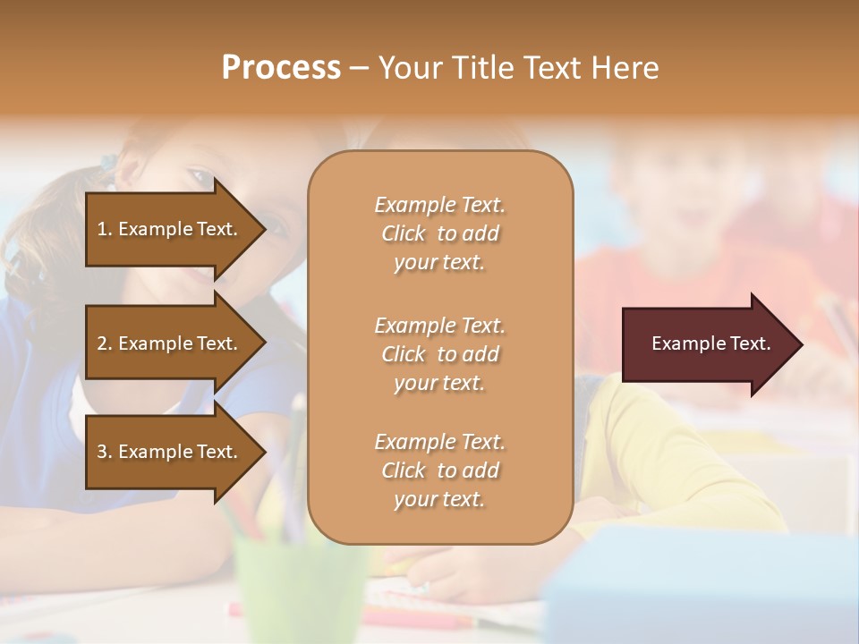 Positive Girl Junior PowerPoint Template