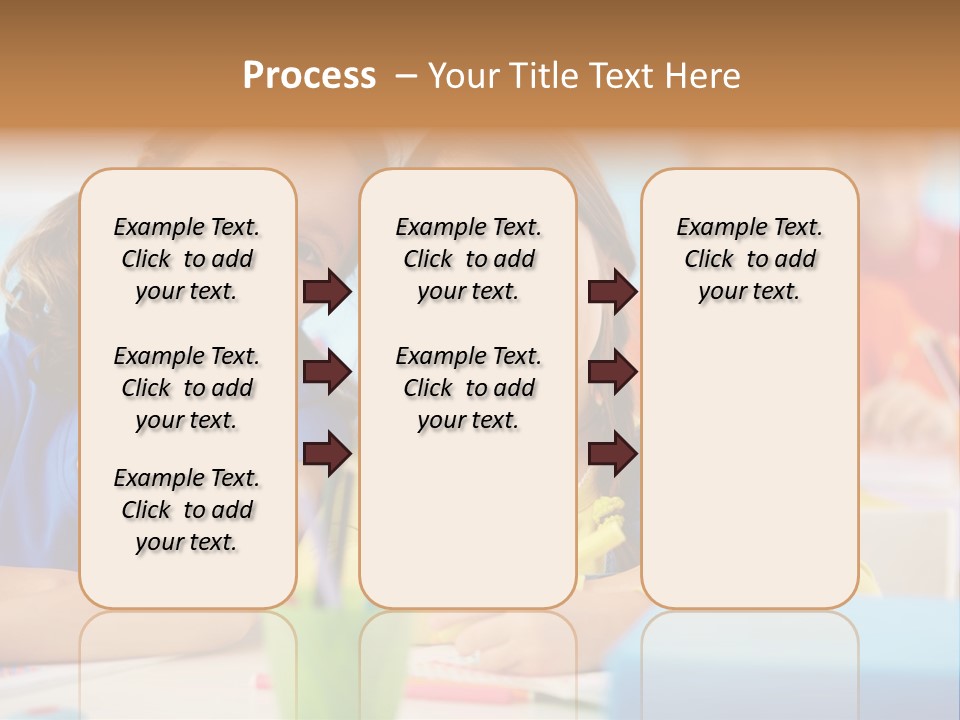 Positive Girl Junior PowerPoint Template