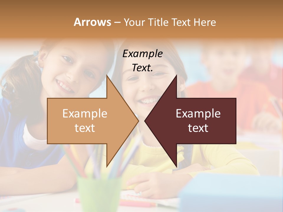 Positive Girl Junior PowerPoint Template