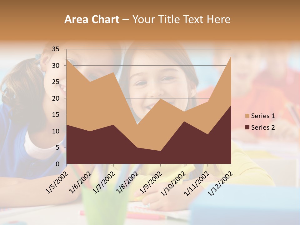 Positive Girl Junior PowerPoint Template