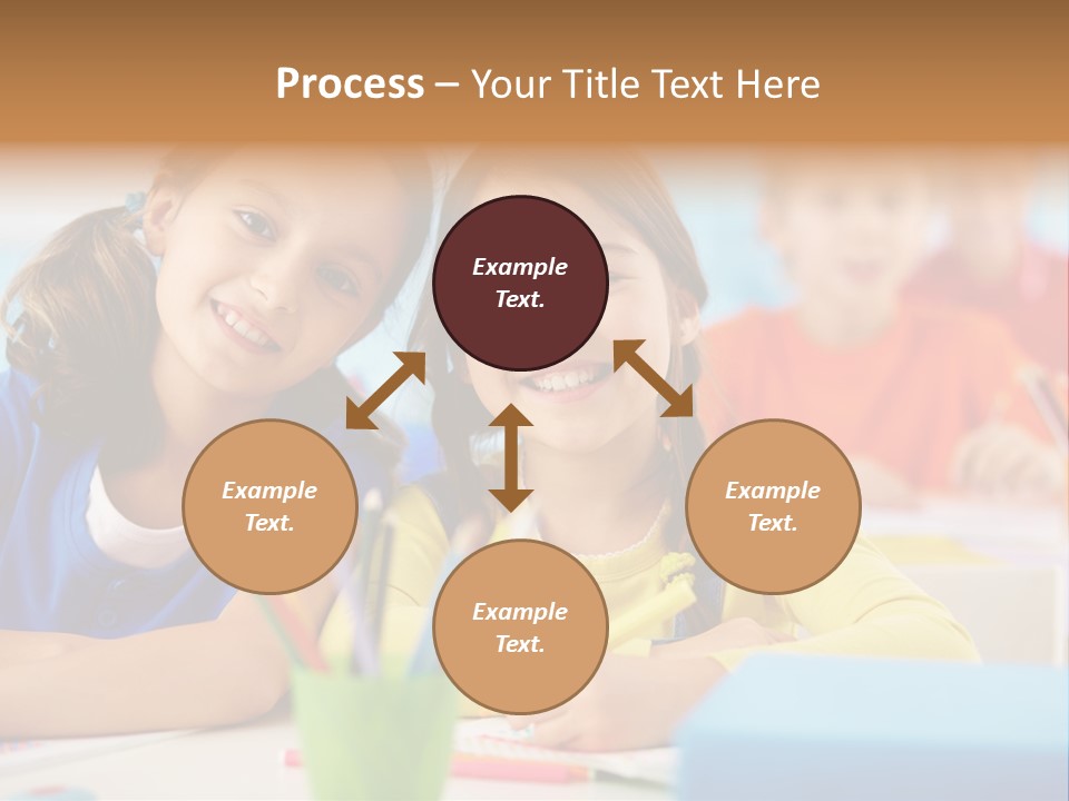 Positive Girl Junior PowerPoint Template