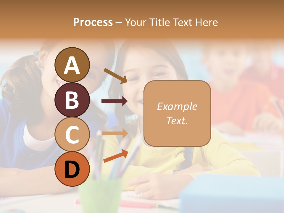 Positive Girl Junior PowerPoint Template