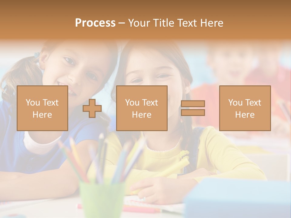 Positive Girl Junior PowerPoint Template