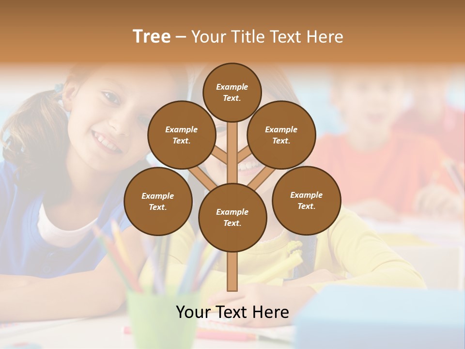 Positive Girl Junior PowerPoint Template