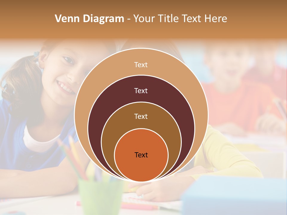 Positive Girl Junior PowerPoint Template