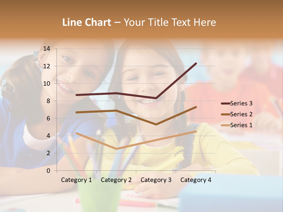 Positive Girl Junior PowerPoint Template