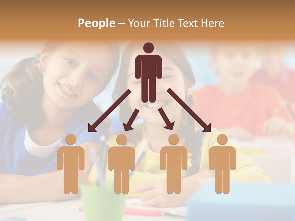 Positive Girl Junior PowerPoint Template