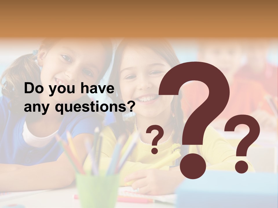 Positive Girl Junior PowerPoint Template