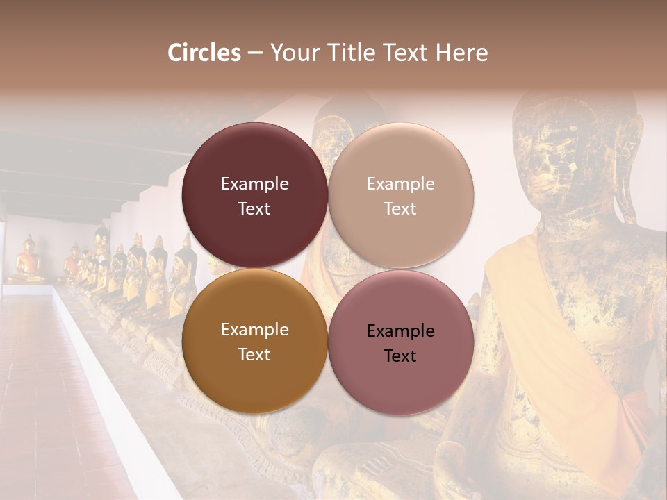 Tourism Spiritual Yellow PowerPoint Template