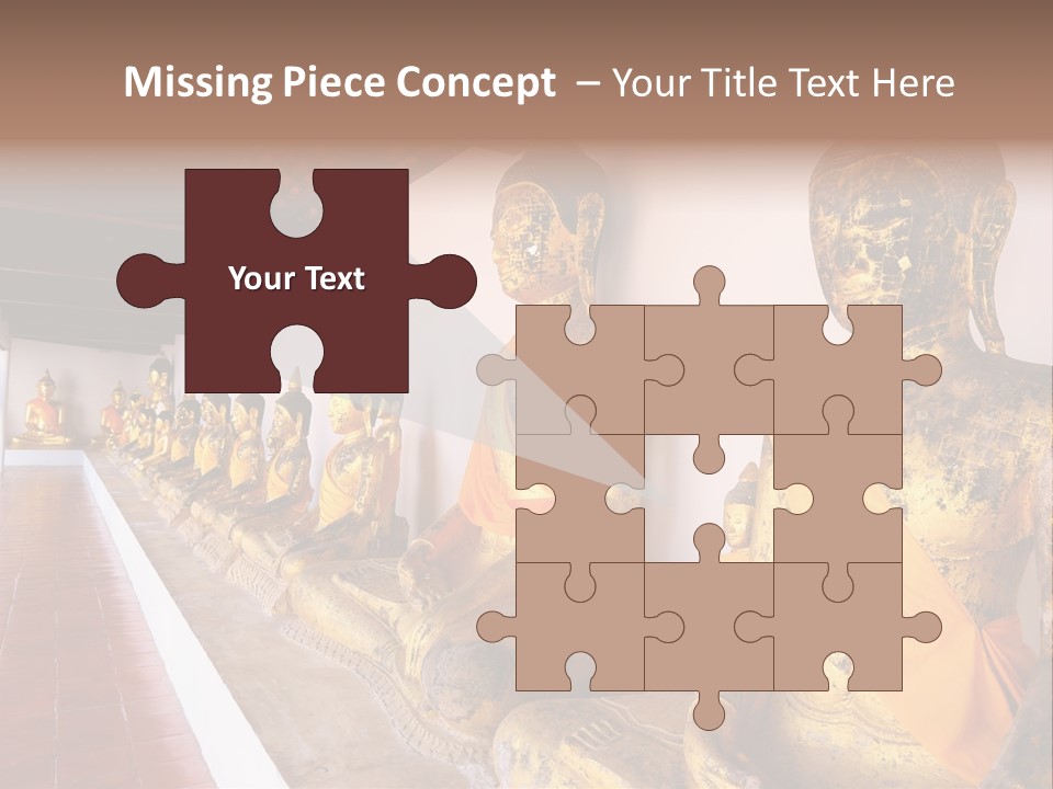 Tourism Spiritual Yellow PowerPoint Template