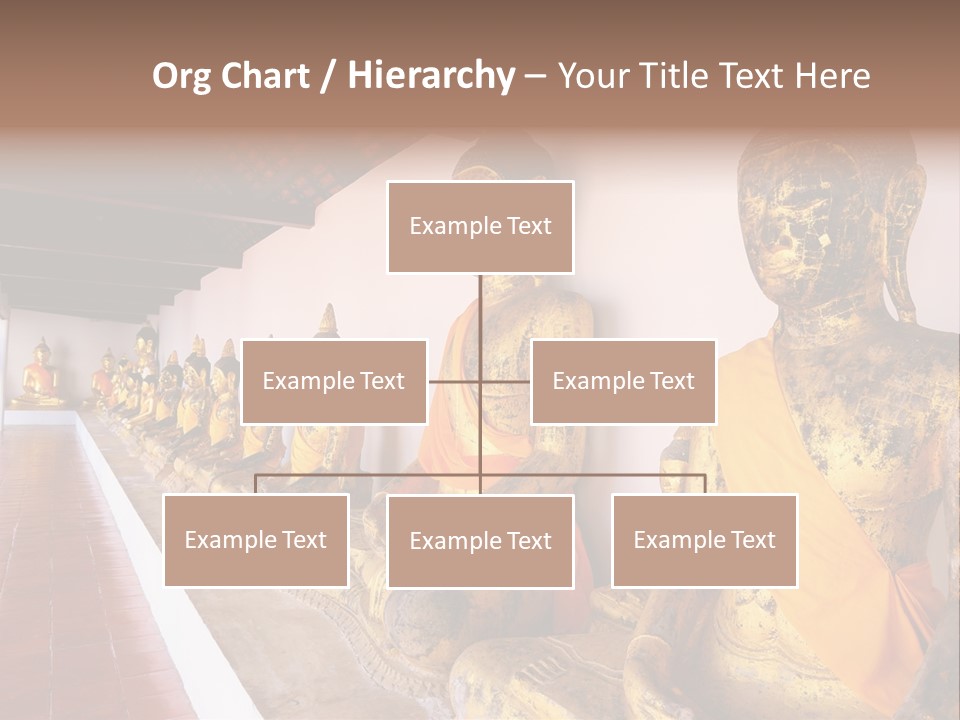 Tourism Spiritual Yellow PowerPoint Template