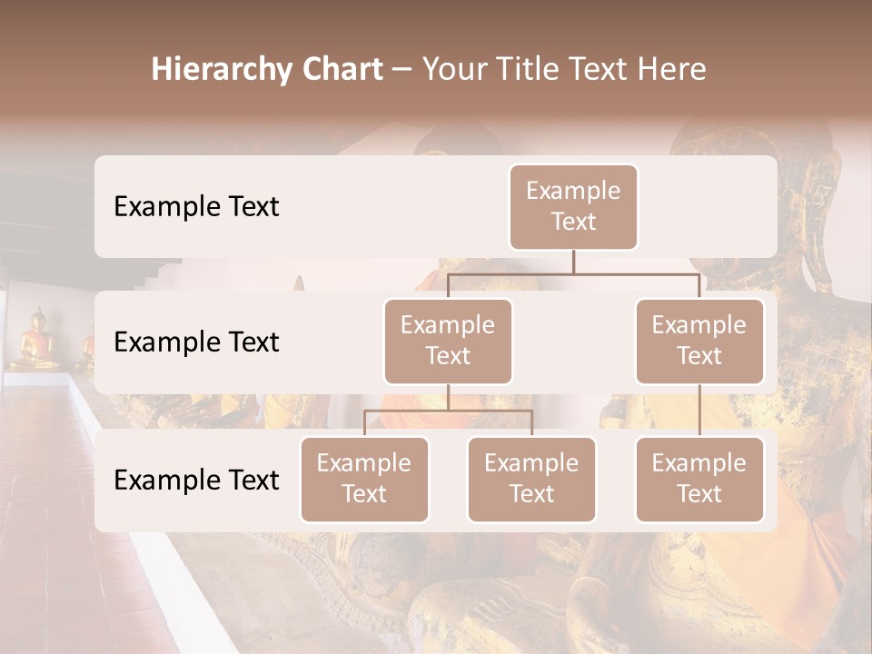 Tourism Spiritual Yellow PowerPoint Template