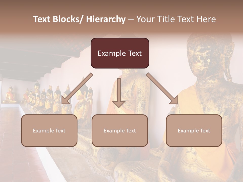 Tourism Spiritual Yellow PowerPoint Template