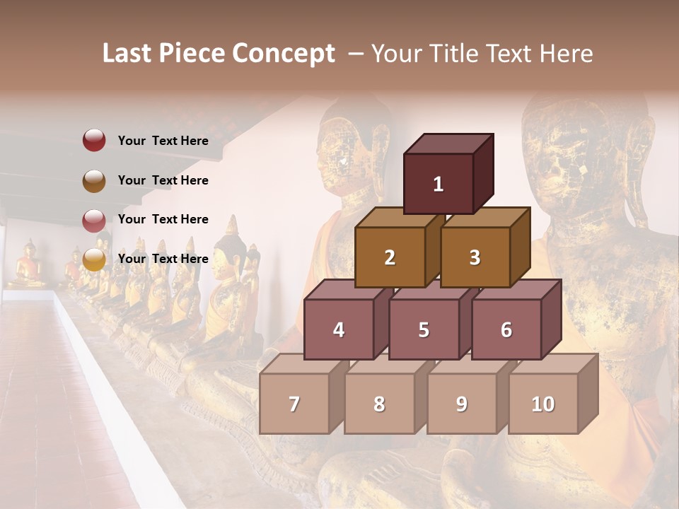 Tourism Spiritual Yellow PowerPoint Template