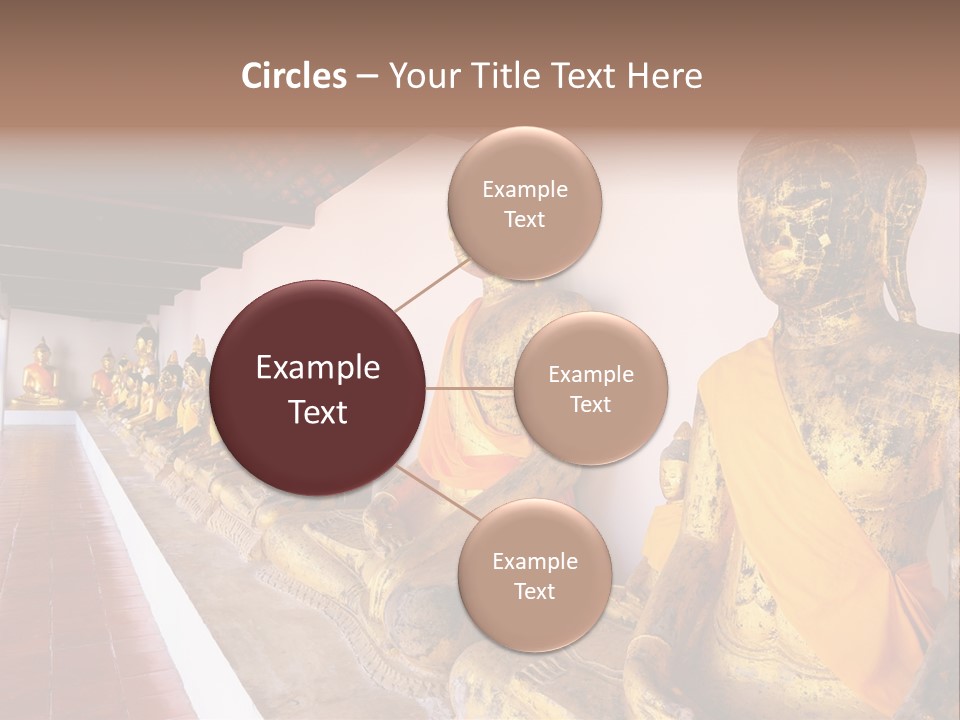 Tourism Spiritual Yellow PowerPoint Template